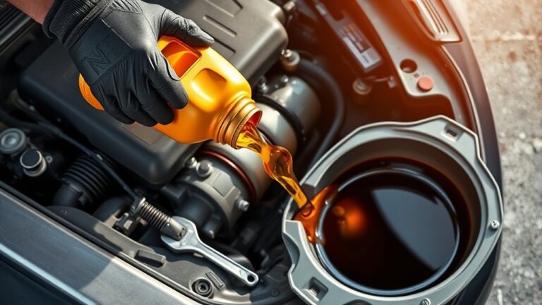 automotive oil change procedure