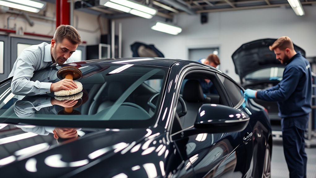 interior cleaning and paint correction