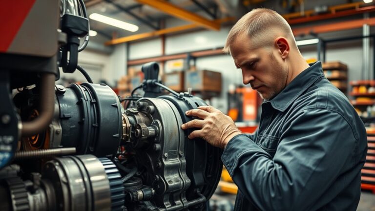 repairs and maintains commercial vehicles