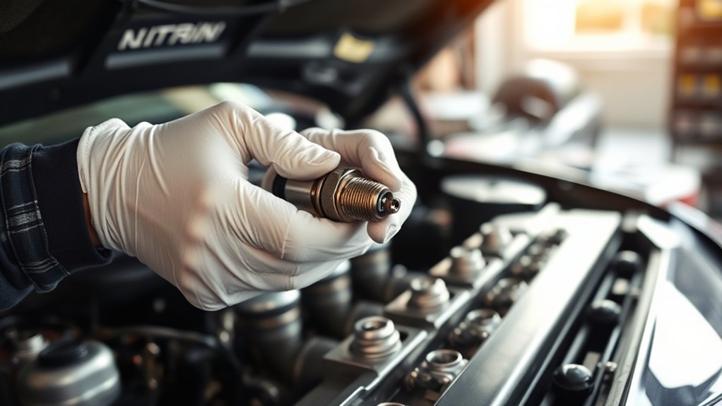 replace worn spark plugs